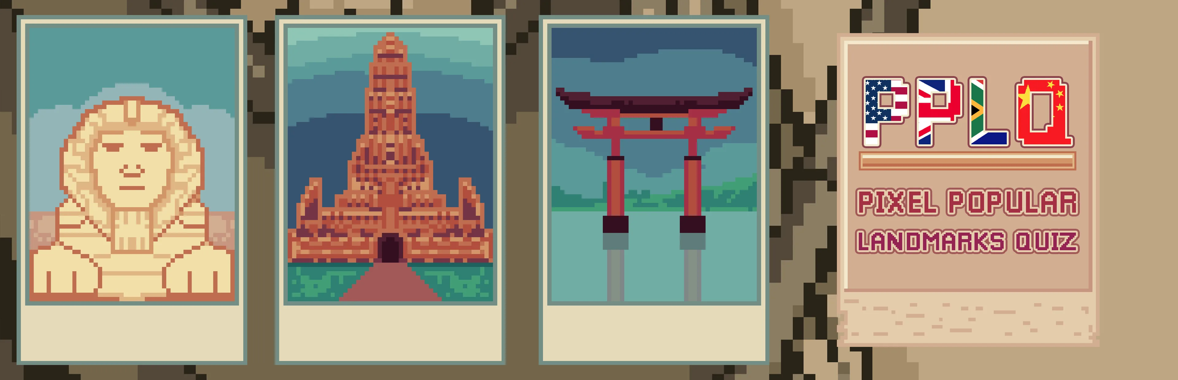 Pixel Popular Landmark Quiz